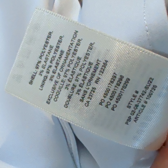 ARITZIA SUNDAY BEST rae slip dress in grey sky - size large - Picture 8 of 9